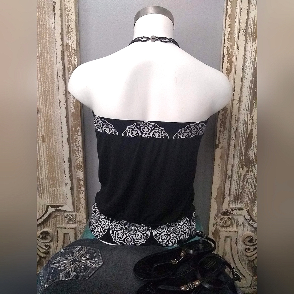 XS White House Black Market Keyhole Sleeveless Tube Top - Picture 5 of 12